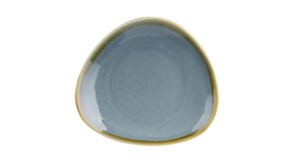 Olympia Kiln Triangular Plates Ocean 280mm (4 Pack) GP343