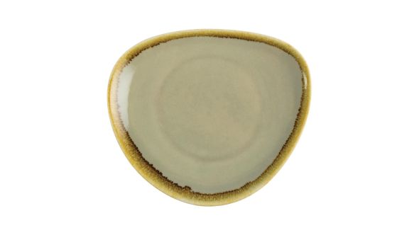 Olympia Kiln Triangular Side Plates Moss 165mm (6 Pack) GP472