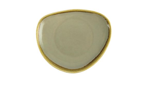 Olympia Kiln Triangular Plates Moss 230mm (6 Pack) GP473