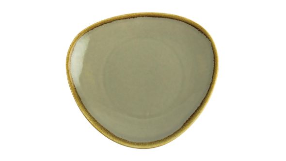Olympia Kiln Triangular Plates Moss 280mm (4 Pack) GP474