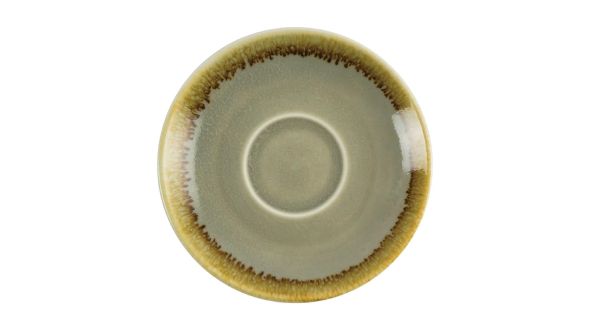 Olympia Kiln Espresso Saucers Moss 115mm (6 Pack) GP477