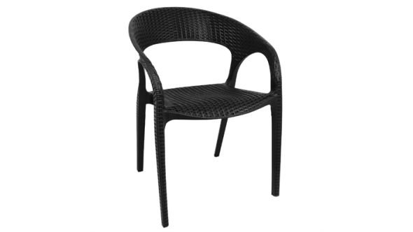 Bolero Bolero PP Rattan Wraparound Armchairs (4 Pack) GR363