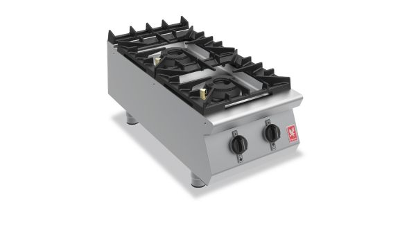 Falcon F900 Two Burner Countertop Boiling Hob Natural Gas G9042