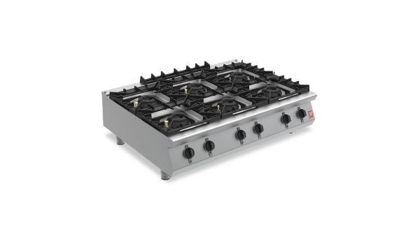 Falcon F900 Six Burner Countertop Boiling Hob Natural Gas G90126