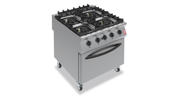 Falcon F900 Four Burner Oven Range on Castors Natural Gas G9184