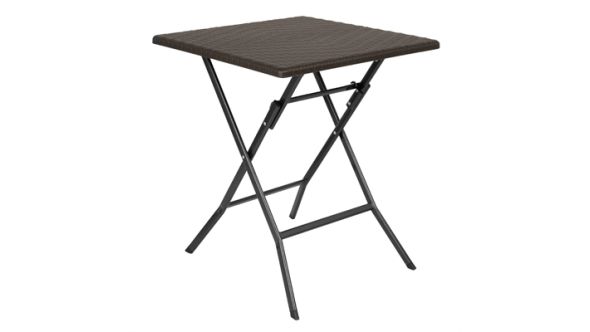 Bolero Bolero Square Folding Table Brown 620mm GR773