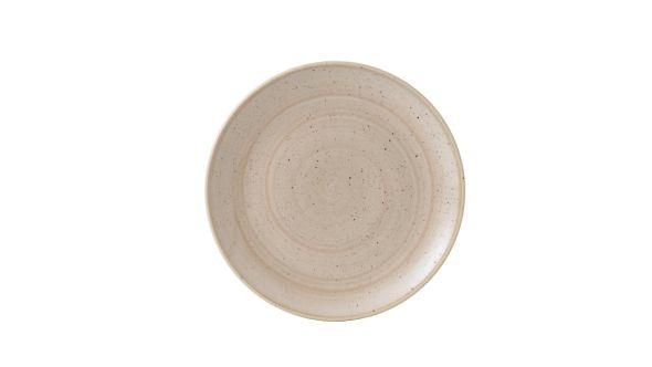 Churchill Stonecast Round Coupe Plates Nutmeg Cream 288mm (12 Pack) SNMSEV111