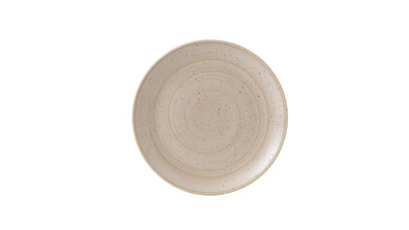 Churchill Stonecast Round Coupe Plates Nutmeg Cream 260mm (12 Pack) SNMSEV101