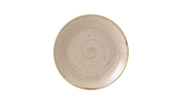 Churchill Stonecast Round Coupe Plates Nutmeg Cream 165mm (12 Pack) SNMSEVP61