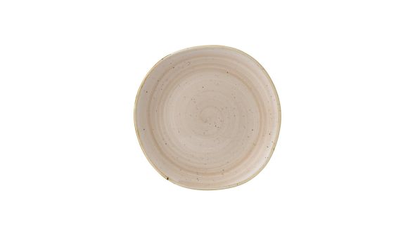 Churchill Stonecast Round Plates Nutmeg Cream 264mm (12 Pack) SNMSOG101