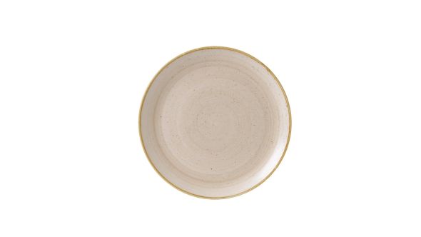 Churchill Stonecast Round Coupe Plates Nutmeg Cream 324mm (6 Pack) SNMSEV121