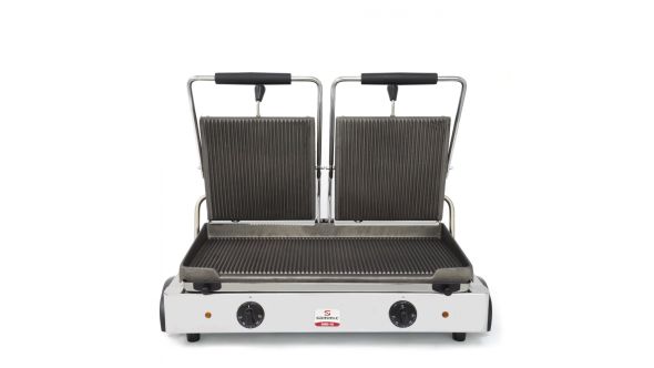 Sammic GRD-10 Double Contact Cast Iron Grill (ribbed - ribbed)