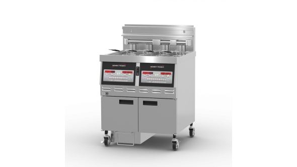 Henny Penny GVE072 Electric Double Tank Open Fryer - Filtered