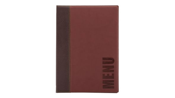Securit Contemporary Menu Cover Bordeaux A4 MC/TRA4/WR