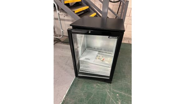 Blizzard HA241223433527 GRADED-02255 BAR1 Single Hinged Glass Door Bottle Cooler