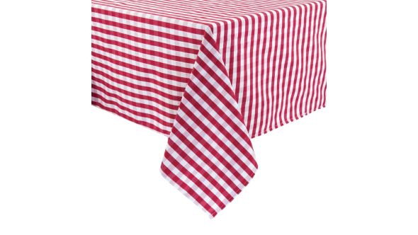Mitre Comfort Gingham Tablecloth Red 1780 x 1780mm CE474