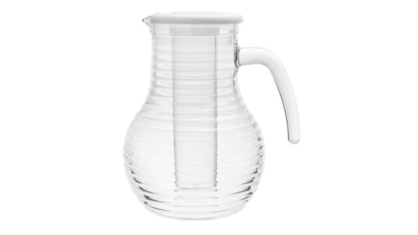 Olympia Kristallon Jug With Cooling Tube Polycarbonate Ridged 1600ml X045