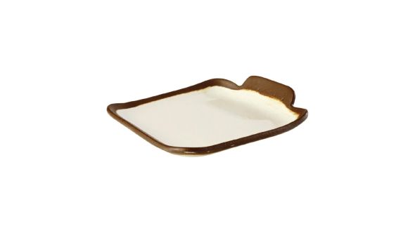 APS Crocker Square Platter Cream 140mm 84567