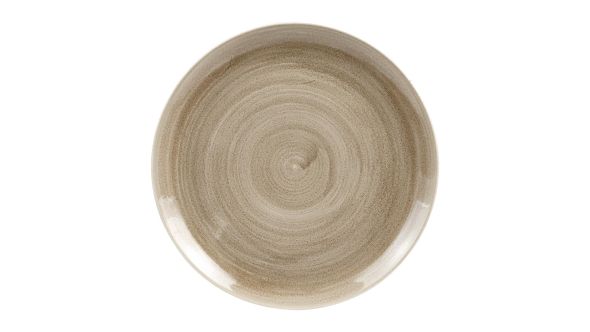 Churchill Stonecast Patina Antique Coupe Plates Taupe 288mm (12 Pack) PAATEV111