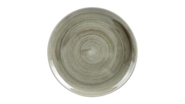 Churchill Stonecast Patina Antique Round Coupe Plates Green 288mm (12 Pack) PABGEV111
