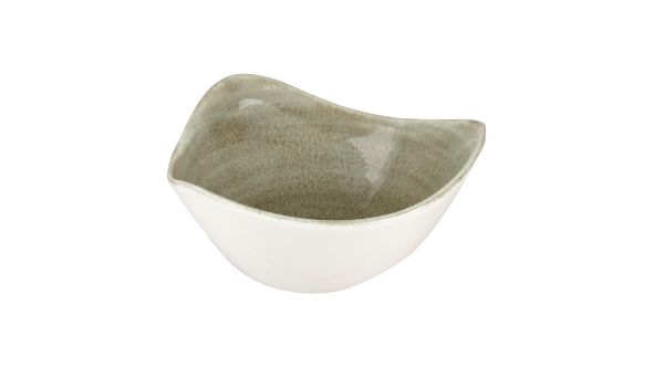 Churchill Stonecast Patina Antique Triangle Bowls Green 153mm (12 Pack) PABGTRB61