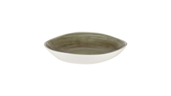 Churchill Stonecast Patina Antique Organic Round Bowls Green 253mm (12 Pack) PABGOGB11
