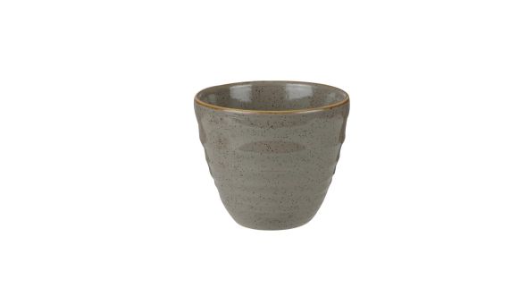 Churchill Stonecast Round Ripple Chip Mugs Peppercorn Grey 285ml (12 Pack) SPGSRPCM1