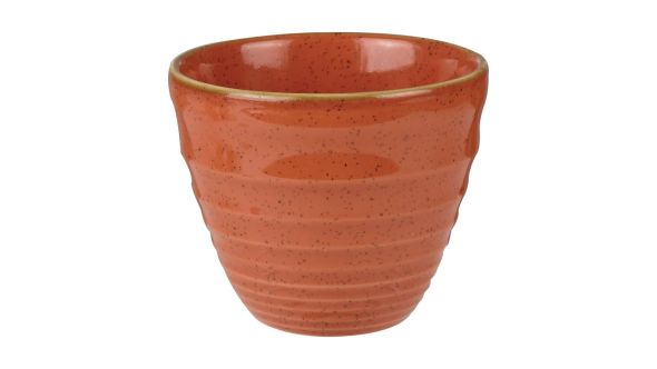 Churchill Stonecast Round Chip Mugs Spiced Orange Ripple 285ml (12 Pack) SSOSRPCM1