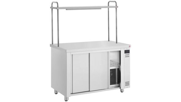 Inomak HCPW-SHG11 1100mm Hot Cupboard With Single Heated Gantry