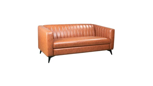 Everyday Capri 2 Seat Sofa in Bison Tan Vinyl HP795