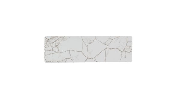 Churchill Studio Prints Kintsugi Agate Grey Oblong Plates 300x90mm (6 Pack) KTAGOF301