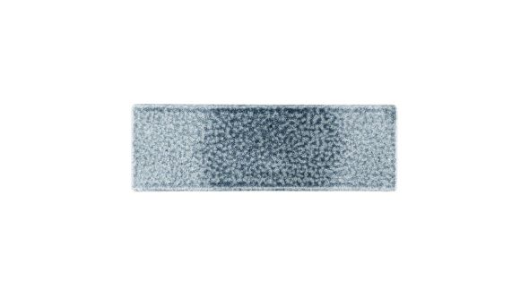 Churchill Raku Topaz Blue Oblong Plates 330 x 110mm (6 Pack) RKTBOF331