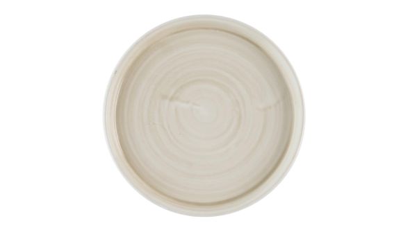 Churchill Stonecast Canvas Natural Walled Plates 160mm (6 Pack) CSNTWP161