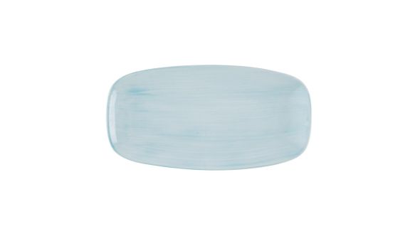 Churchill Stonecast Canvas Breeze Chefs Oblong Plates 288x152mm (12 Pack) CSBZXO111
