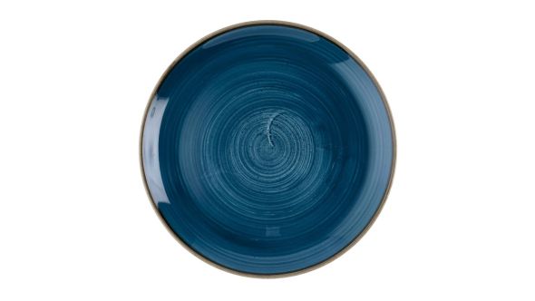 Churchill Stonecast Java Blue Evolve Coupe Plates 285mm (12 Pack) SNTSEV111