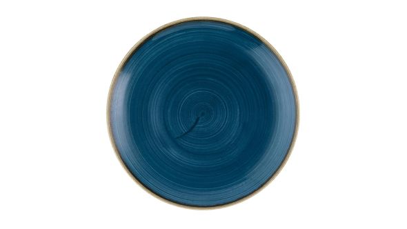 Churchill Stonecast Java Blue Evolve Coupe Plates 220mm (12 Pack) SNTSEVP81