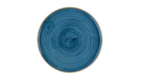 Churchill Stonecast Java Blue Walled Plates 260mm (6 Pack) SNTSWP261