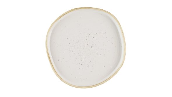 Churchill Stonecast Barley White Organic Walled Plates 206mm (6 Pack) SWHSOW211