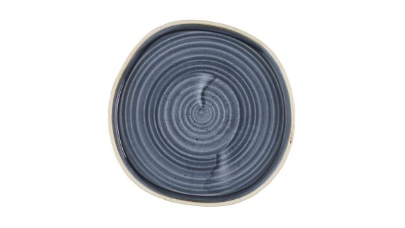 Churchill Stonecast Blueberry Organic Walled Plates 206mm (6 Pack) SBBSOW211