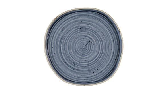 Churchill Stonecast Blueberry Organic Walled Plates 257mm (6 Pack) SBBSOW261