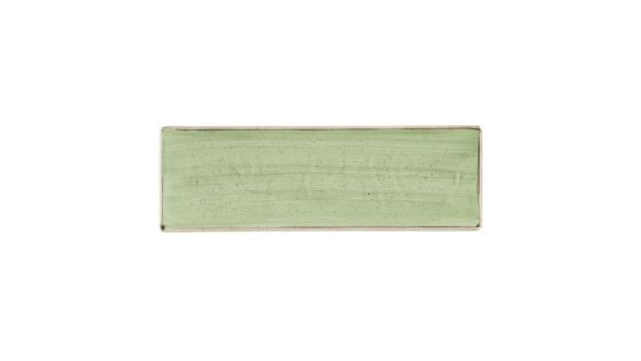 Churchill Stonecast Sage Green Oblong Plates 330 x 110mm (6 Pack) SSASOF331