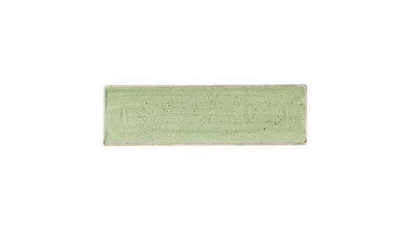 Churchill Stonecast Sage Green Oblong Plates 300 x 90mm (6 Pack) SSASOF301