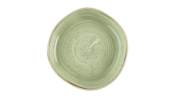 Churchill Stonecast Sage Green Organic Walled Bowls 197mm (6 Pack) SSASWOB11