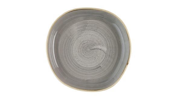 Churchill Stonecast Grey Organic Walled Bowls 232mm (6 Pack) SPGSWOB21