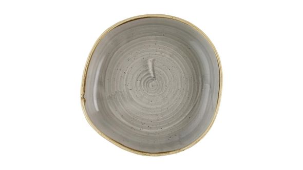 Churchill Stonecast Grey Organic Walled Bowls 197mm (6 Pack) SPGSWOB11