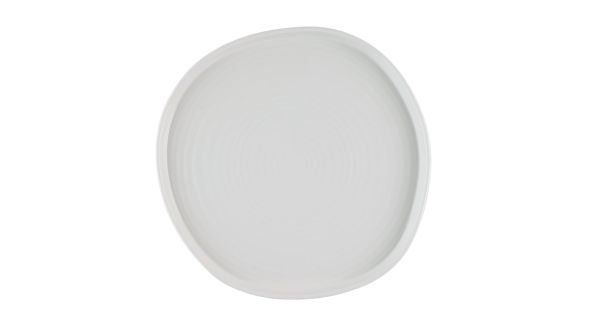 Churchill White Organic Walled Plates 257mm (6 Pack) WH OW261