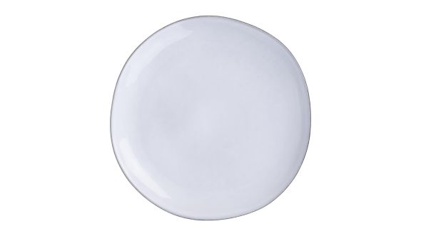 Olympia Raw Recycled Clay Coupe Plates Charcoal 260mm (6 Pack) 1LNPS01-01822L