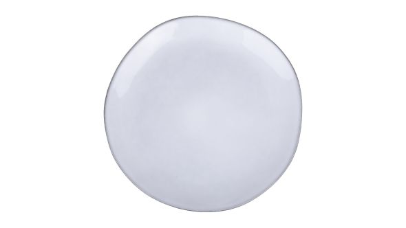 Olympia Raw Recycled Clay Coupe Plates Charcoal 220mm (6 Pack) 1LNPS02-01822L