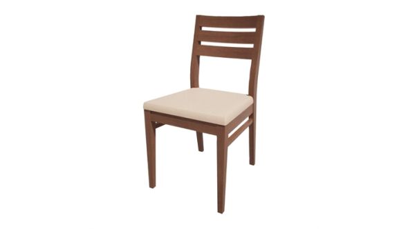 Bolero Bespoke Bolero Bespoke Marty A Side Chair in Cream Walnut HS352