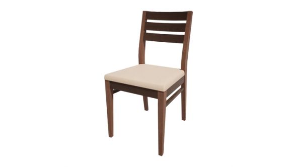 Bolero Bespoke Bolero Bespoke Marty A Side Chair in Cream/Wenge HS353